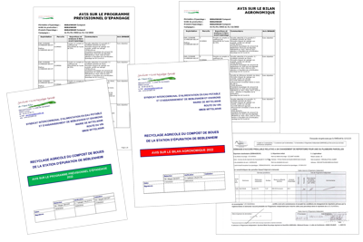 Avis du SMRA68 sur étude préalable et répertoire des parcelles, programme prévisionnel d'épandage et bilan agronomique